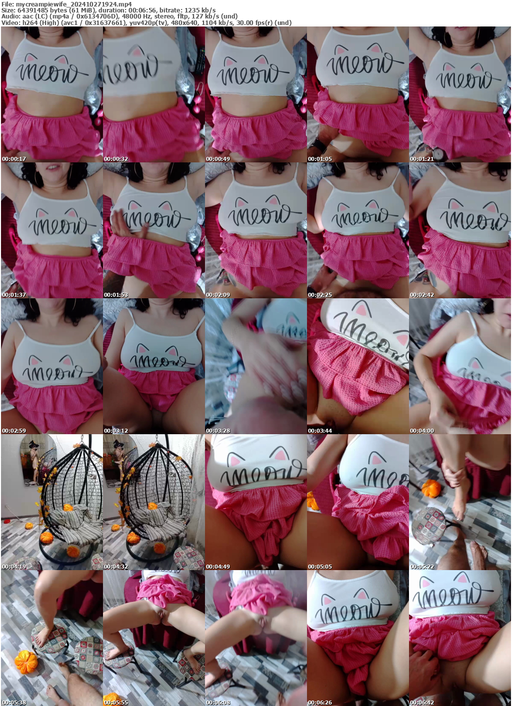 Preview thumb from mycreampiewife on 2024-10-27 @ bongacams