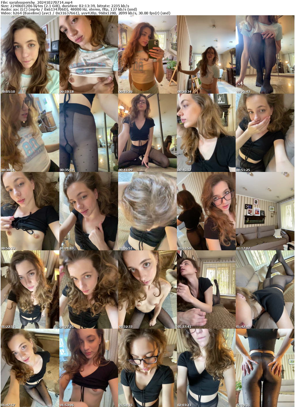 Preview thumb from sarahsupershy on 2024-10-27 @ bongacams