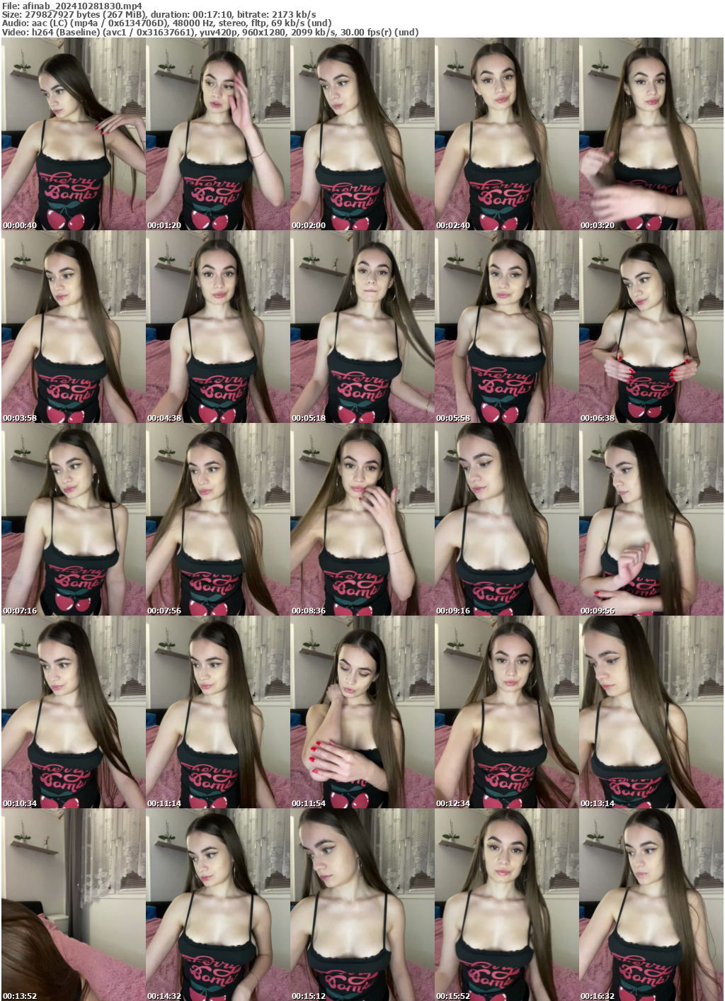 Preview thumb from afinab on 2024-10-28 @ bongacams