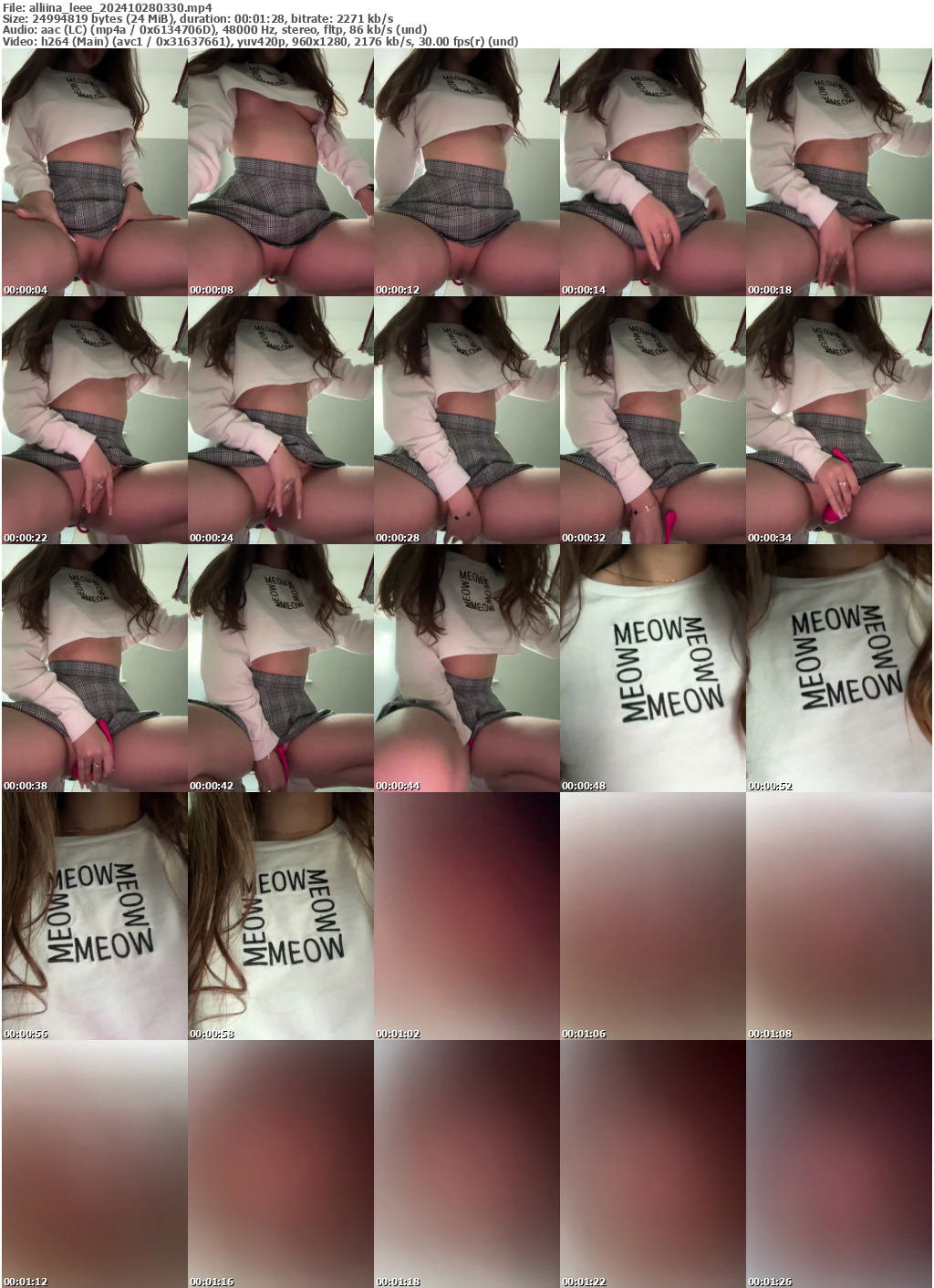 Preview thumb from alliina_leee on 2024-10-28 @ bongacams