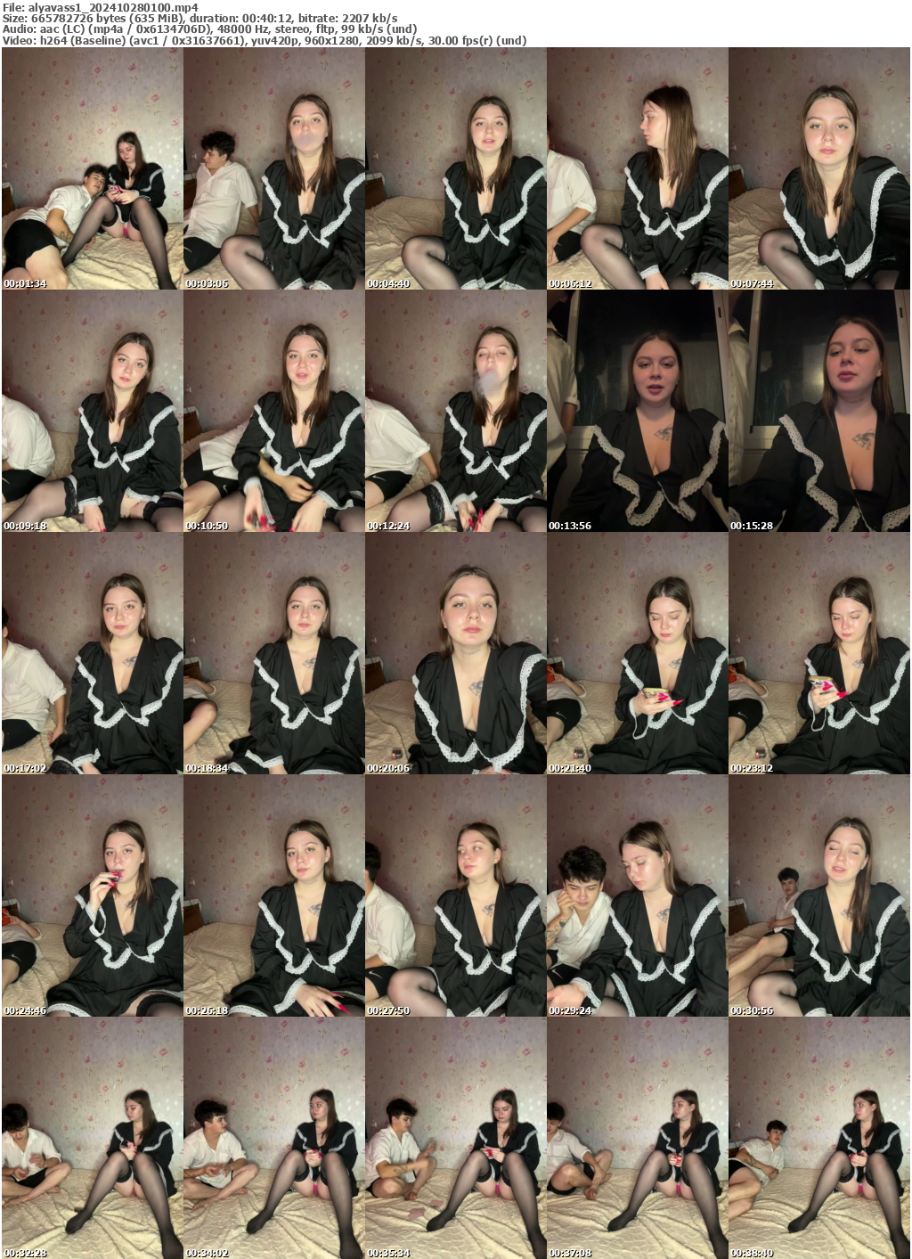 Preview thumb from alyavass1 on 2024-10-28 @ bongacams