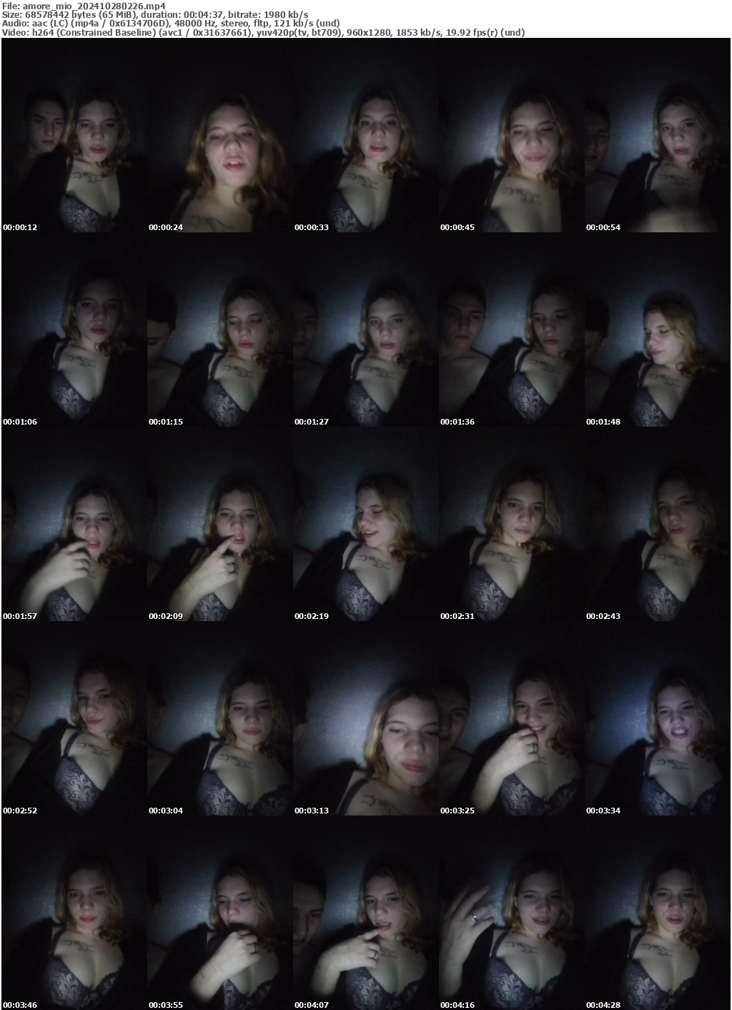 Preview thumb from amore_mio on 2024-10-28 @ bongacams