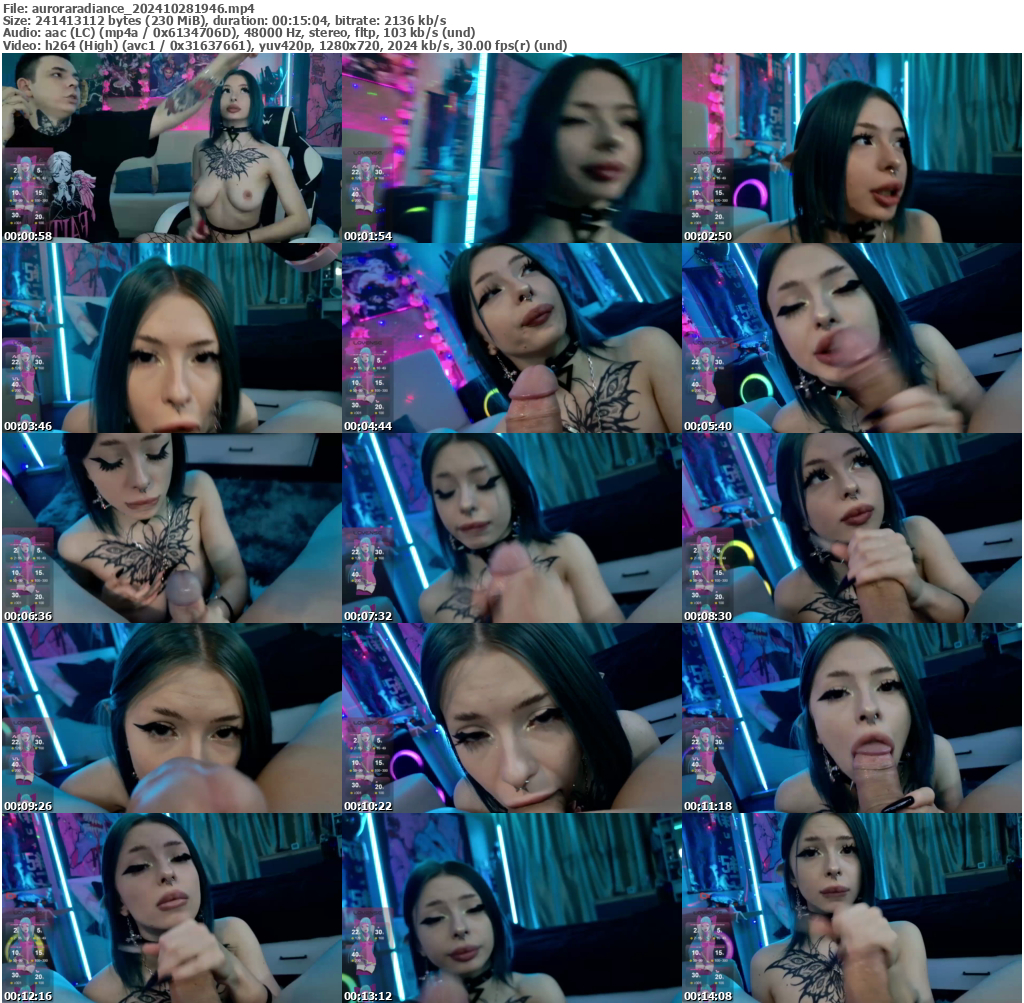 Preview thumb from auroraradiance on 2024-10-28 @ bongacams