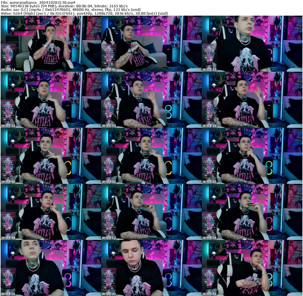 Preview thumb from auroraradiance on 2024-10-28 @ bongacams