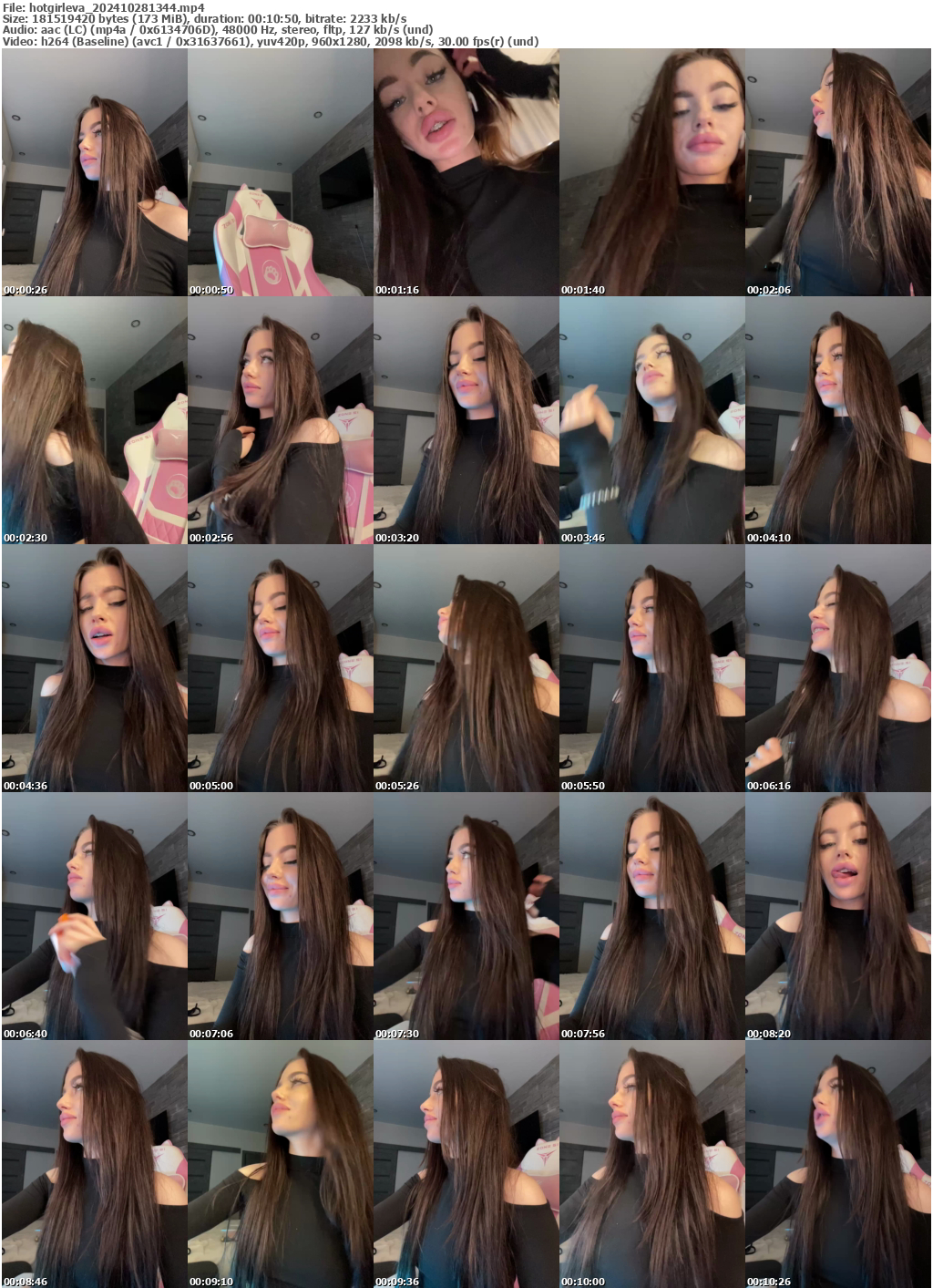 Preview thumb from hotgirleva on 2024-10-28 @ bongacams