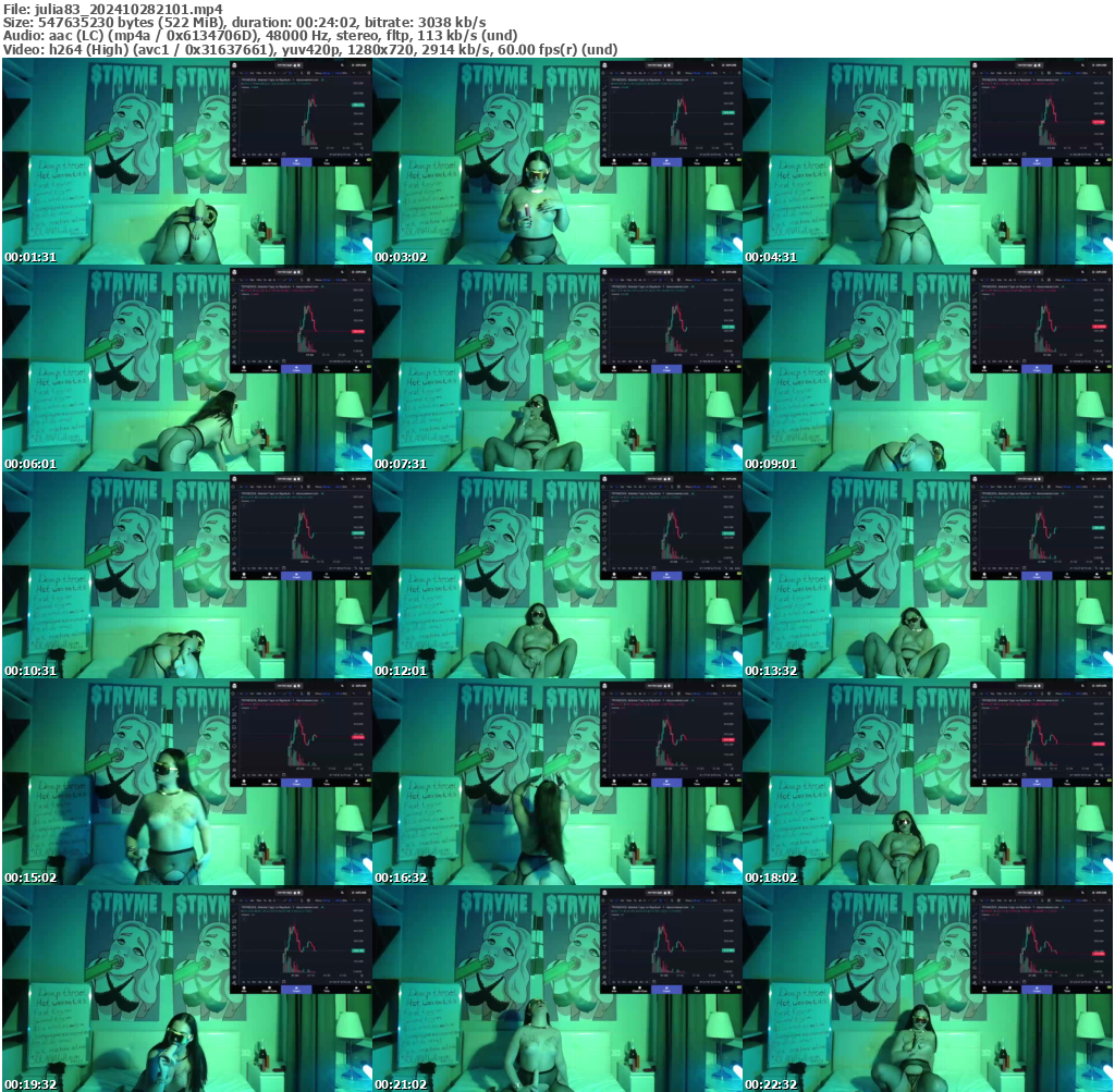 Preview thumb from julia83 on 2024-10-28 @ bongacams