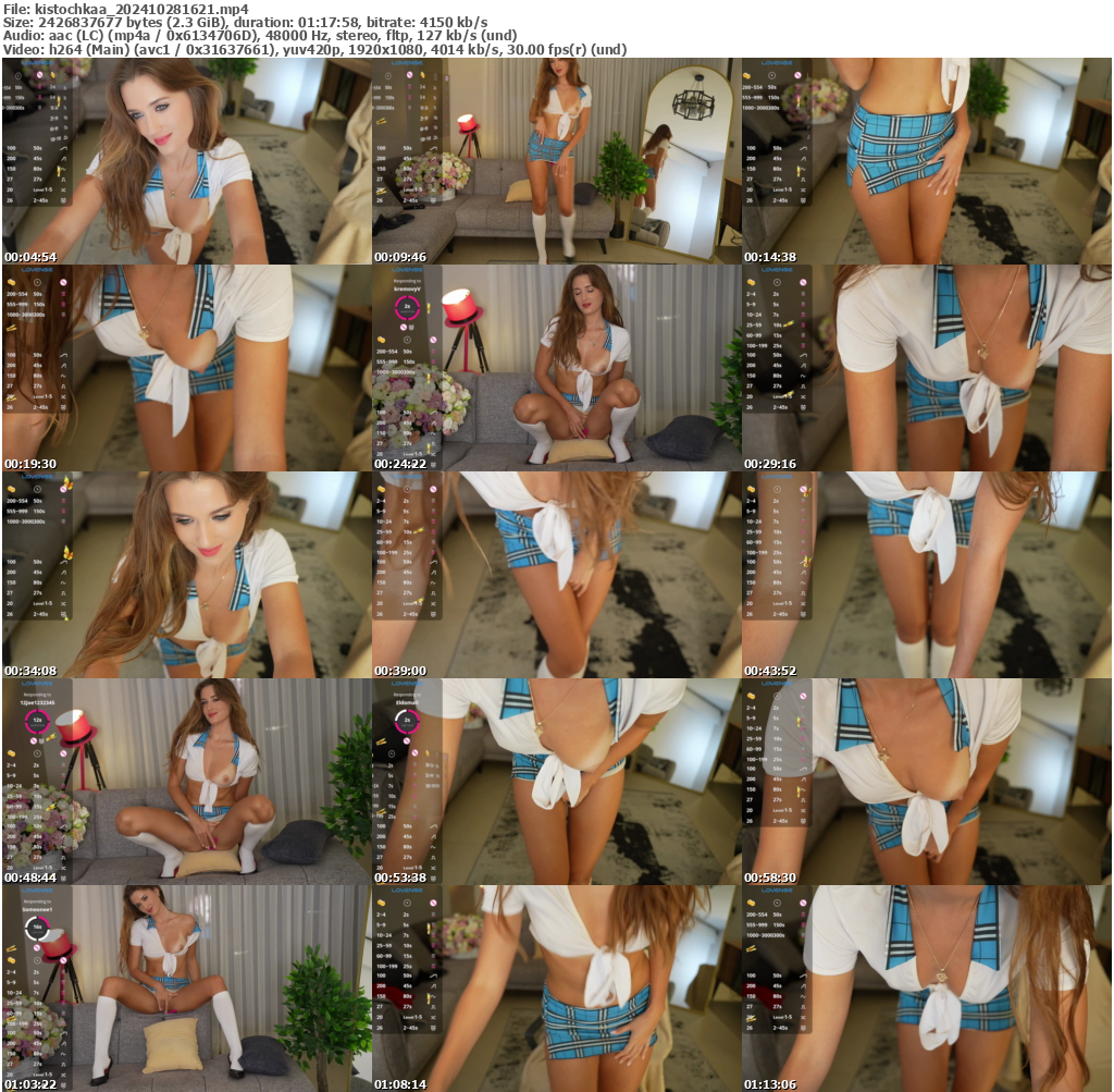 Preview thumb from kistochkaa on 2024-10-28 @ bongacams