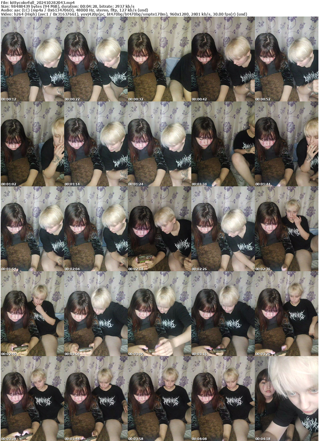 Preview thumb from kittycolorfull on 2024-10-28 @ bongacams