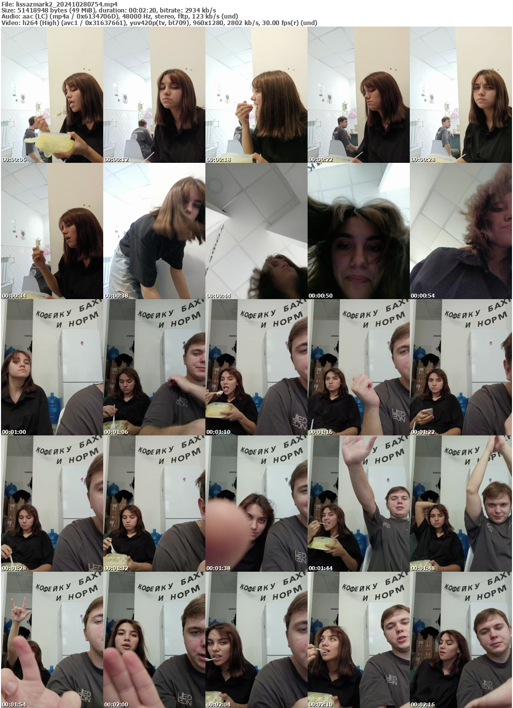 Preview thumb from lissazmark2 on 2024-10-28 @ bongacams