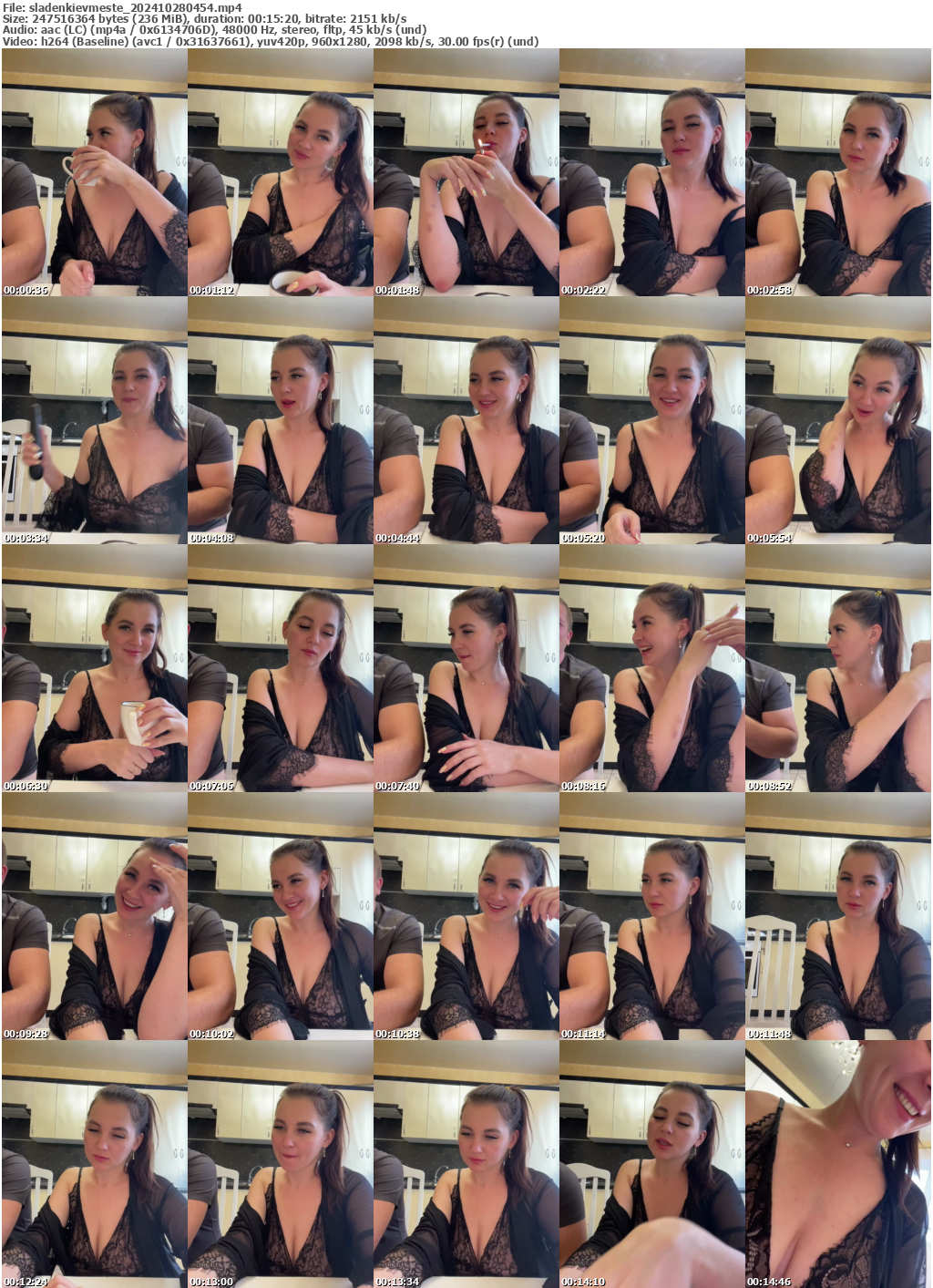 Preview thumb from sladenkievmeste on 2024-10-28 @ bongacams