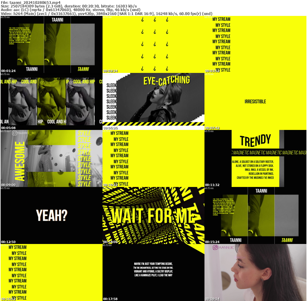 Preview thumb from taanni on 2024-10-28 @ bongacams