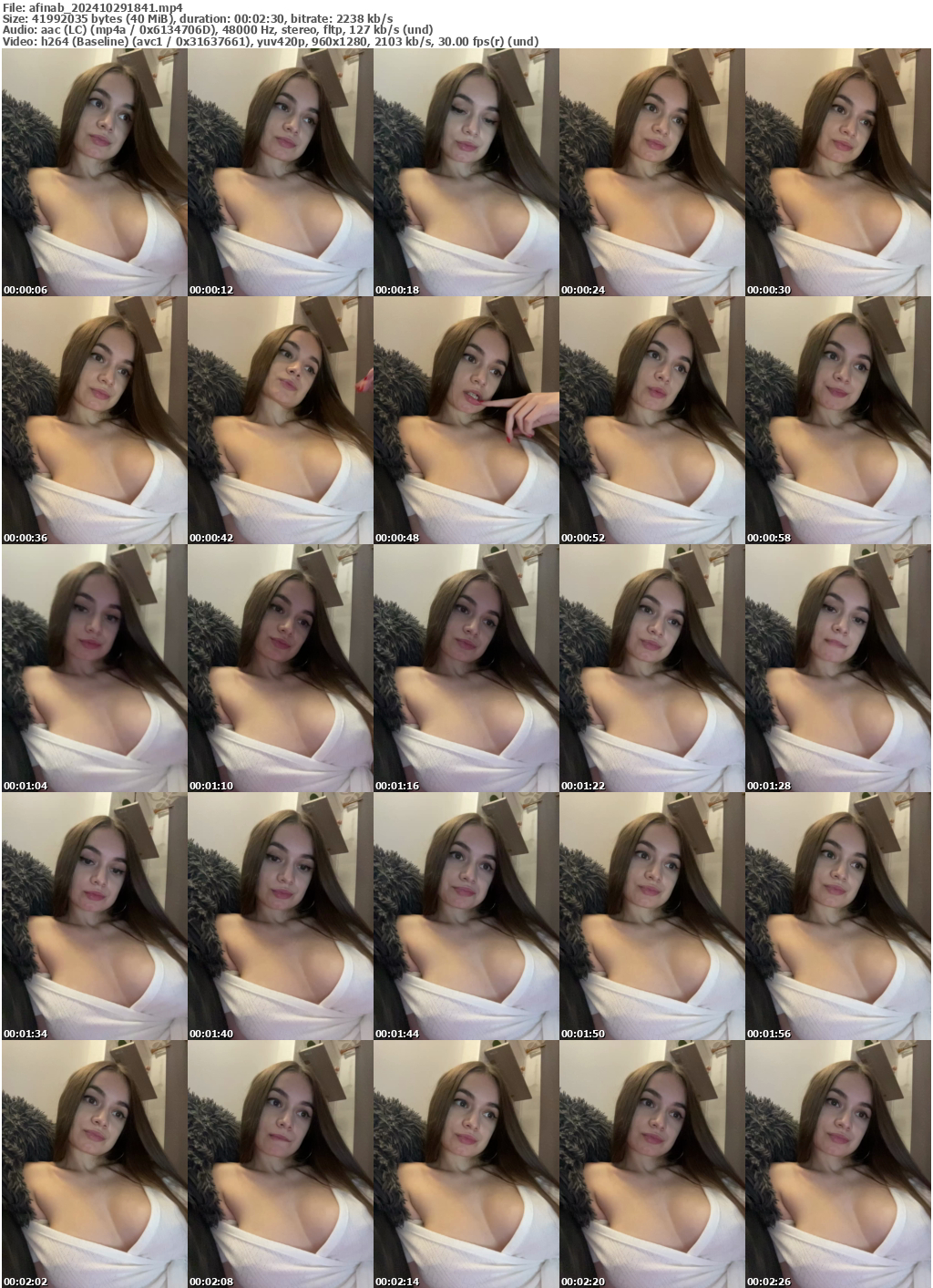 Preview thumb from afinab on 2024-10-29 @ bongacams