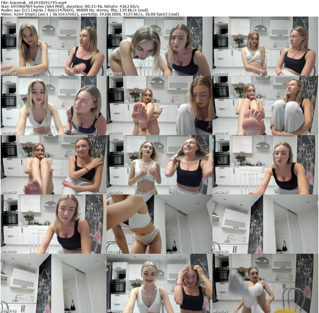 Preview thumb from busenok on 2024-10-29 @ bongacams