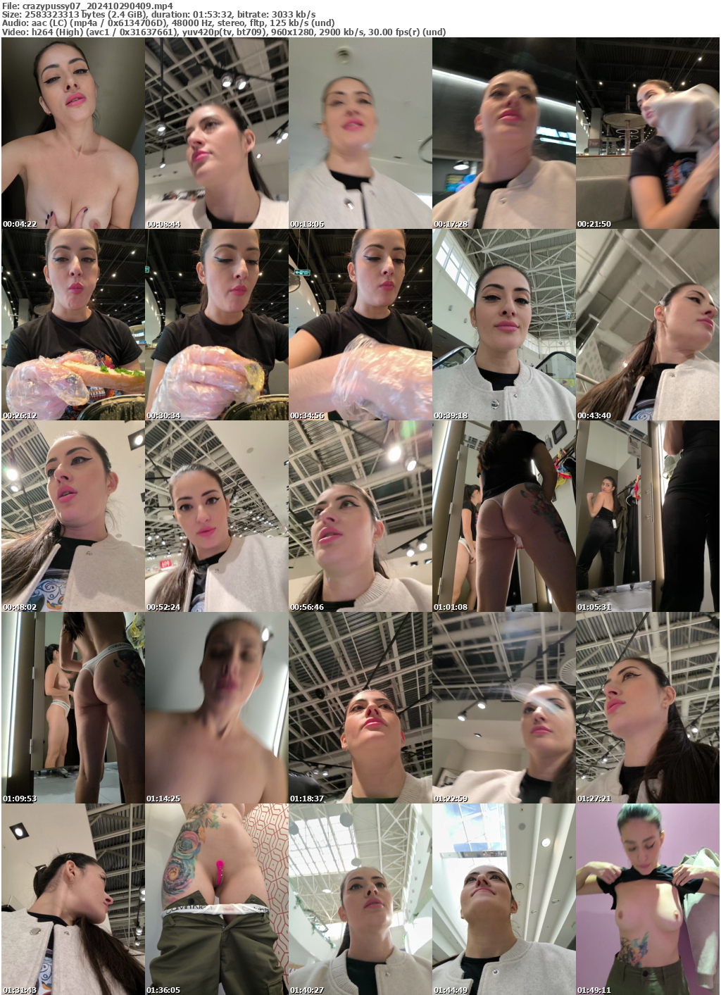 Preview thumb from crazypussy07 on 2024-10-29 @ bongacams