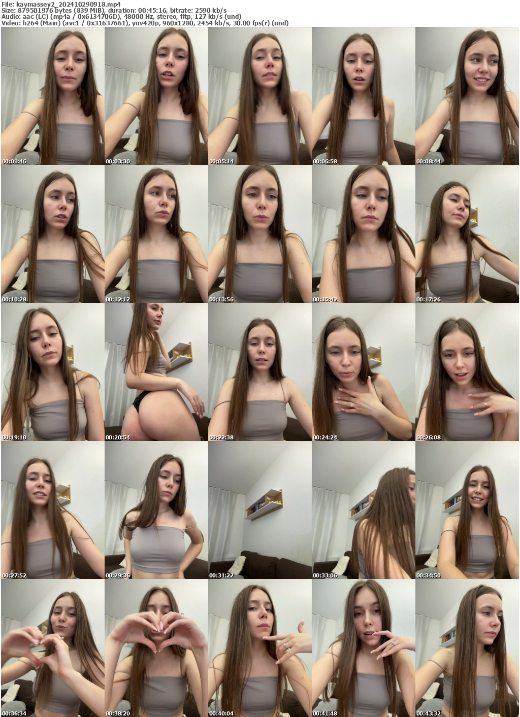 Preview thumb from kaymassey2 on 2024-10-29 @ bongacams