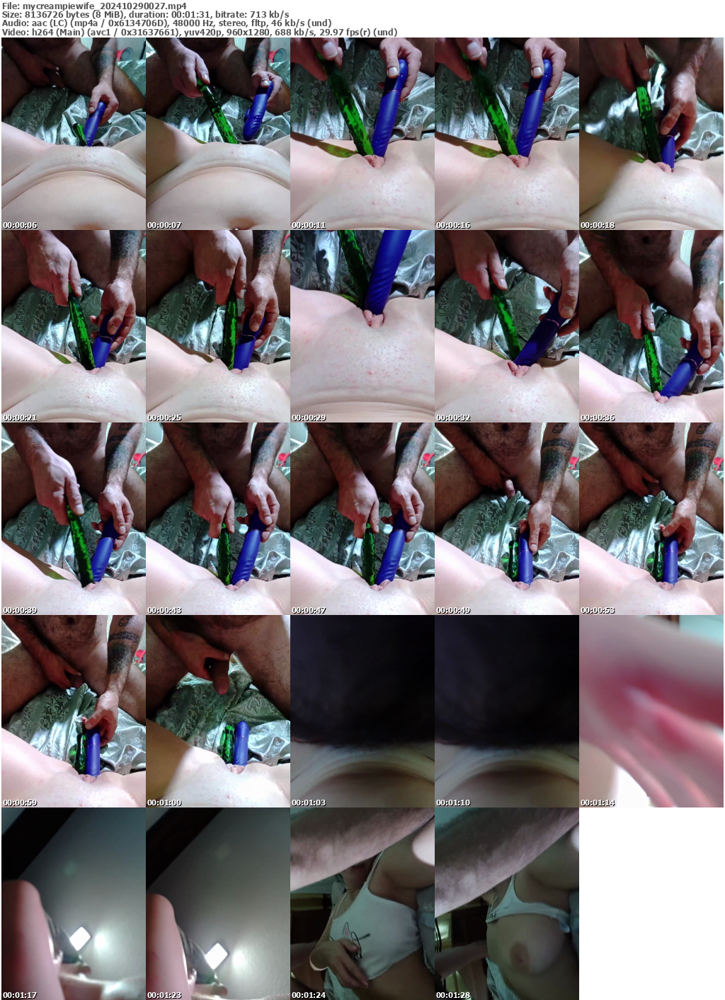 Preview thumb from mycreampiewife on 2024-10-29 @ bongacams