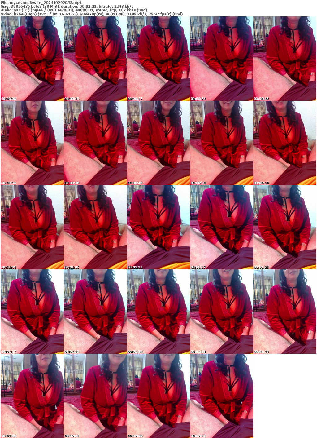 Preview thumb from mycreampiewife on 2024-10-29 @ bongacams