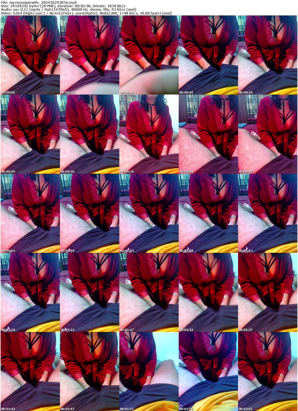 Preview thumb from mycreampiewife on 2024-10-29 @ bongacams