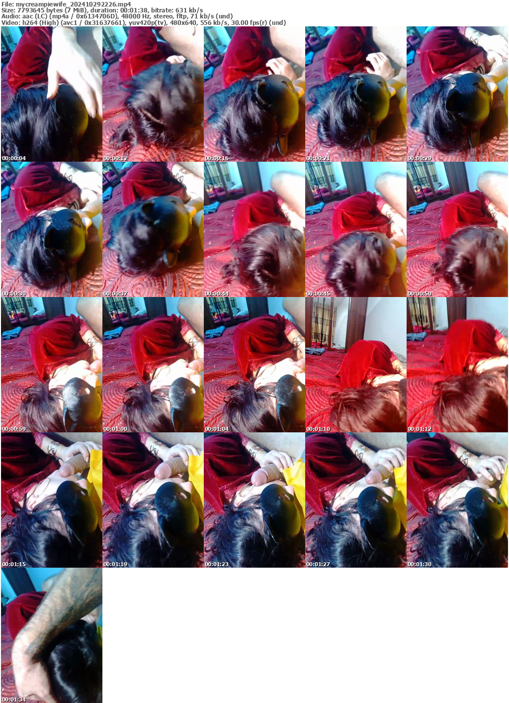 Preview thumb from mycreampiewife on 2024-10-29 @ bongacams