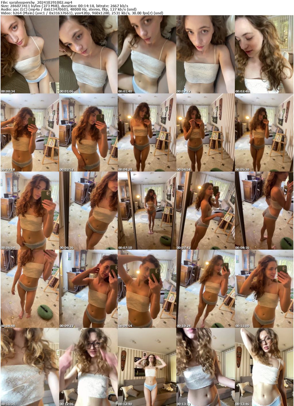 Preview thumb from sarahsupershy on 2024-10-29 @ bongacams