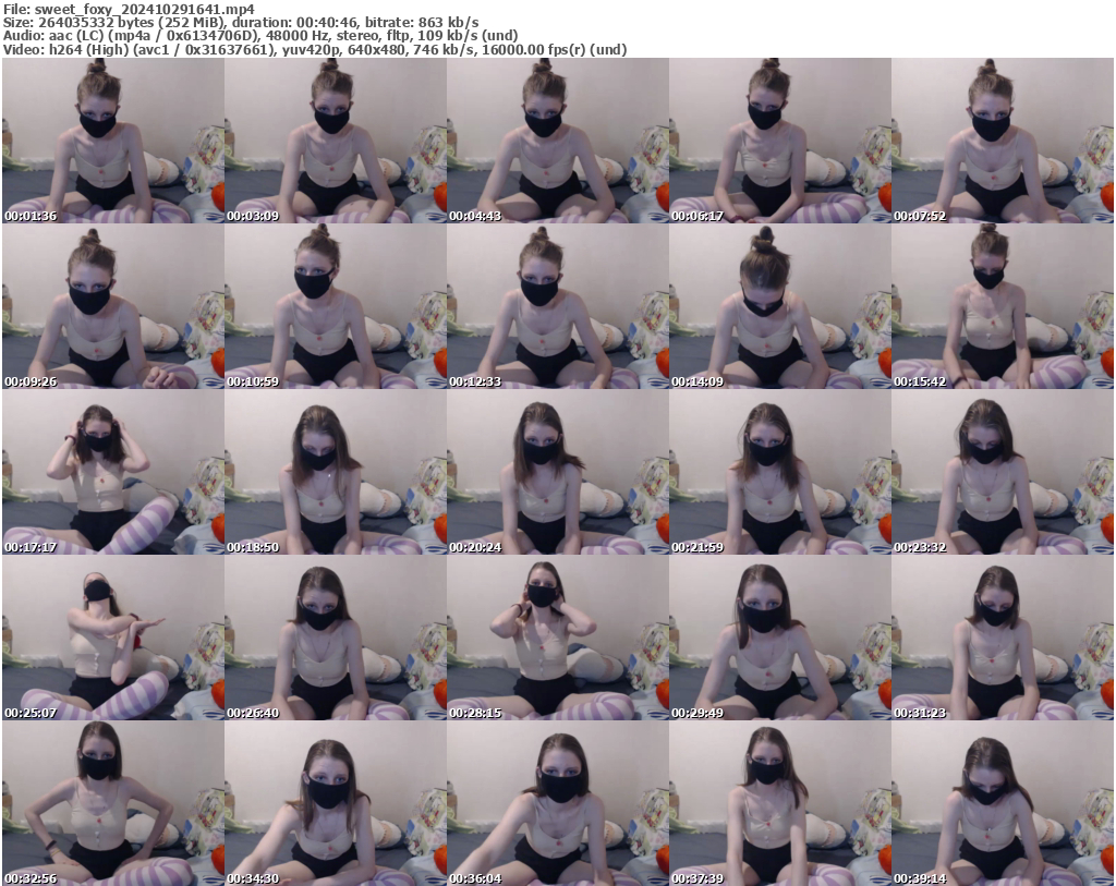 Preview thumb from sweet_foxy on 2024-10-29 @ bongacams