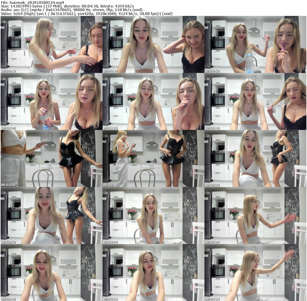 Preview thumb from busenok on 2024-10-30 @ bongacams