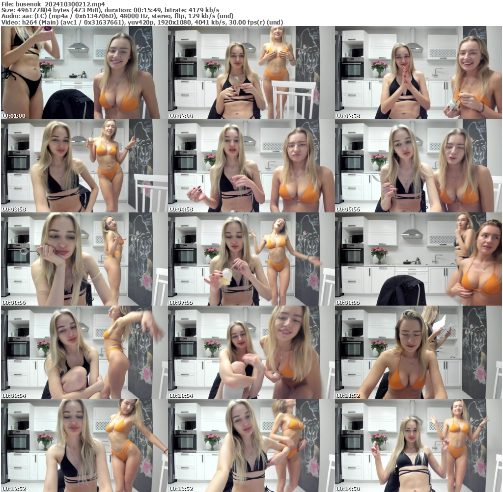 Preview thumb from busenok on 2024-10-30 @ bongacams