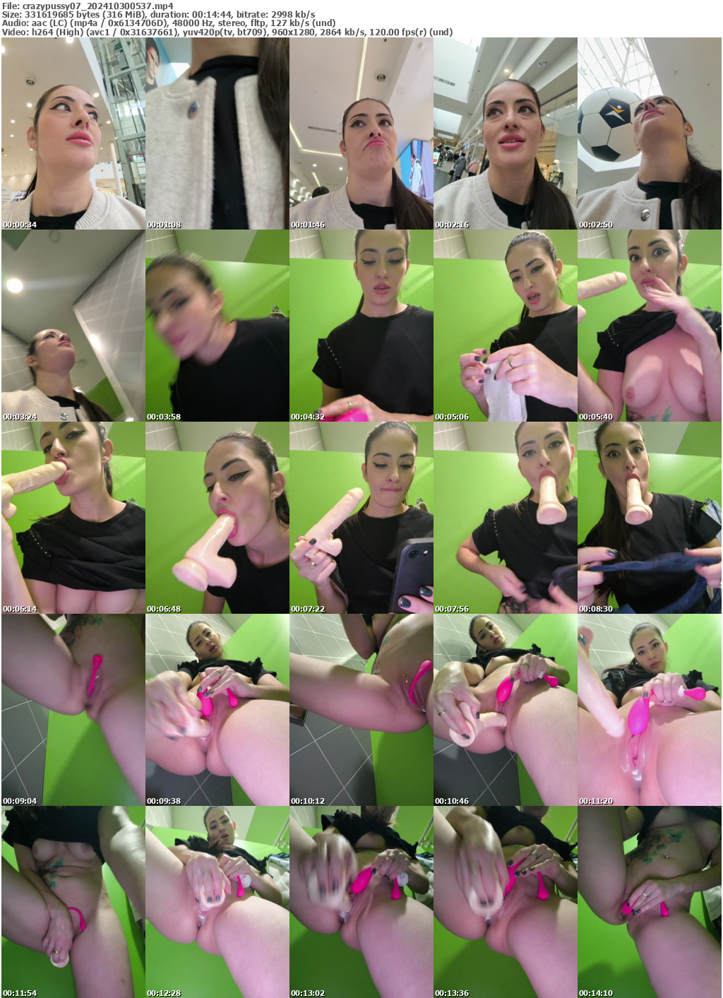 Preview thumb from crazypussy07 on 2024-10-30 @ bongacams