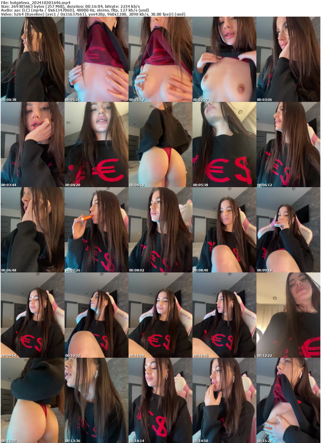 Preview thumb from hotgirleva on 2024-10-30 @ bongacams