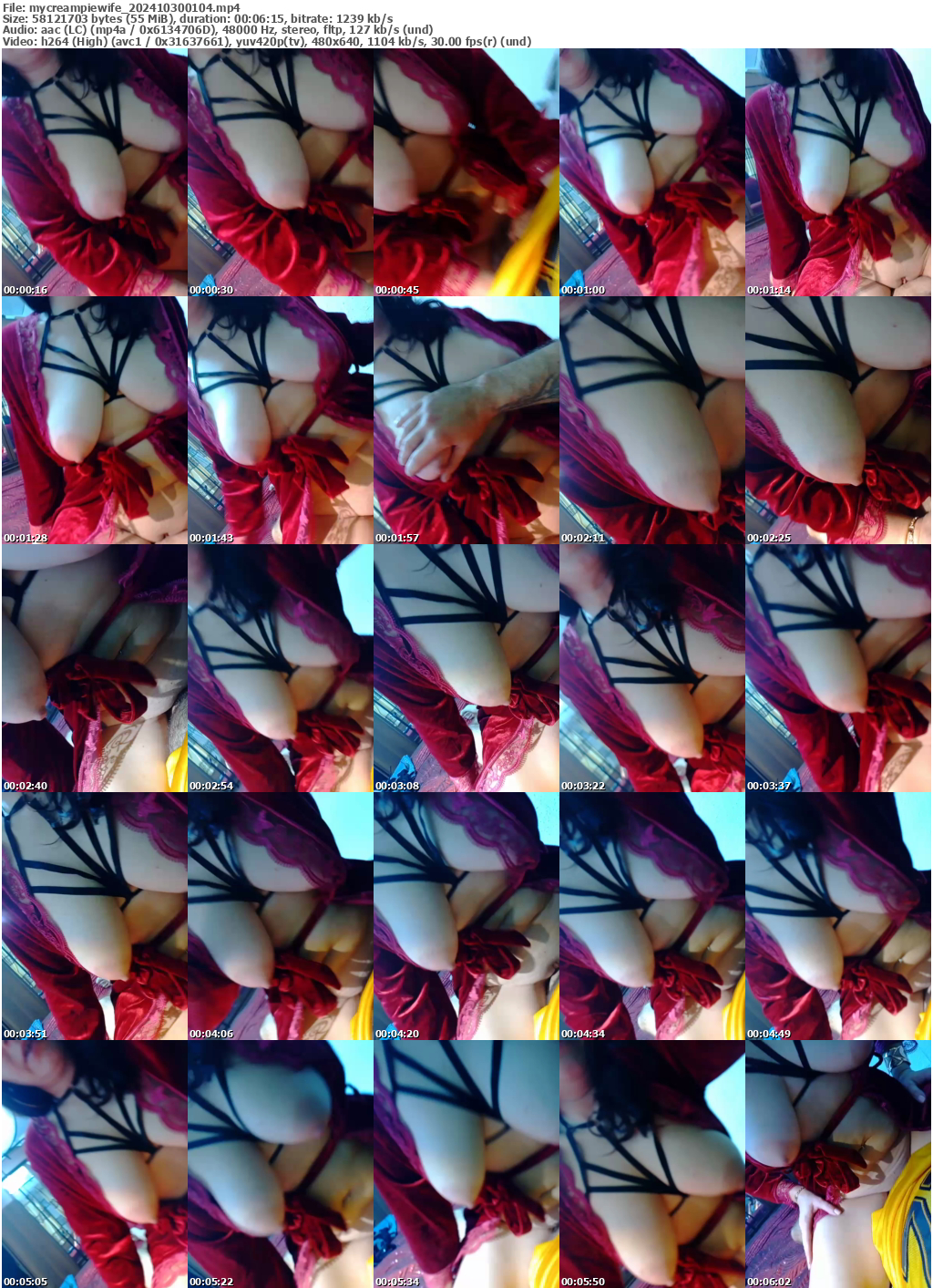 Preview thumb from mycreampiewife on 2024-10-30 @ bongacams