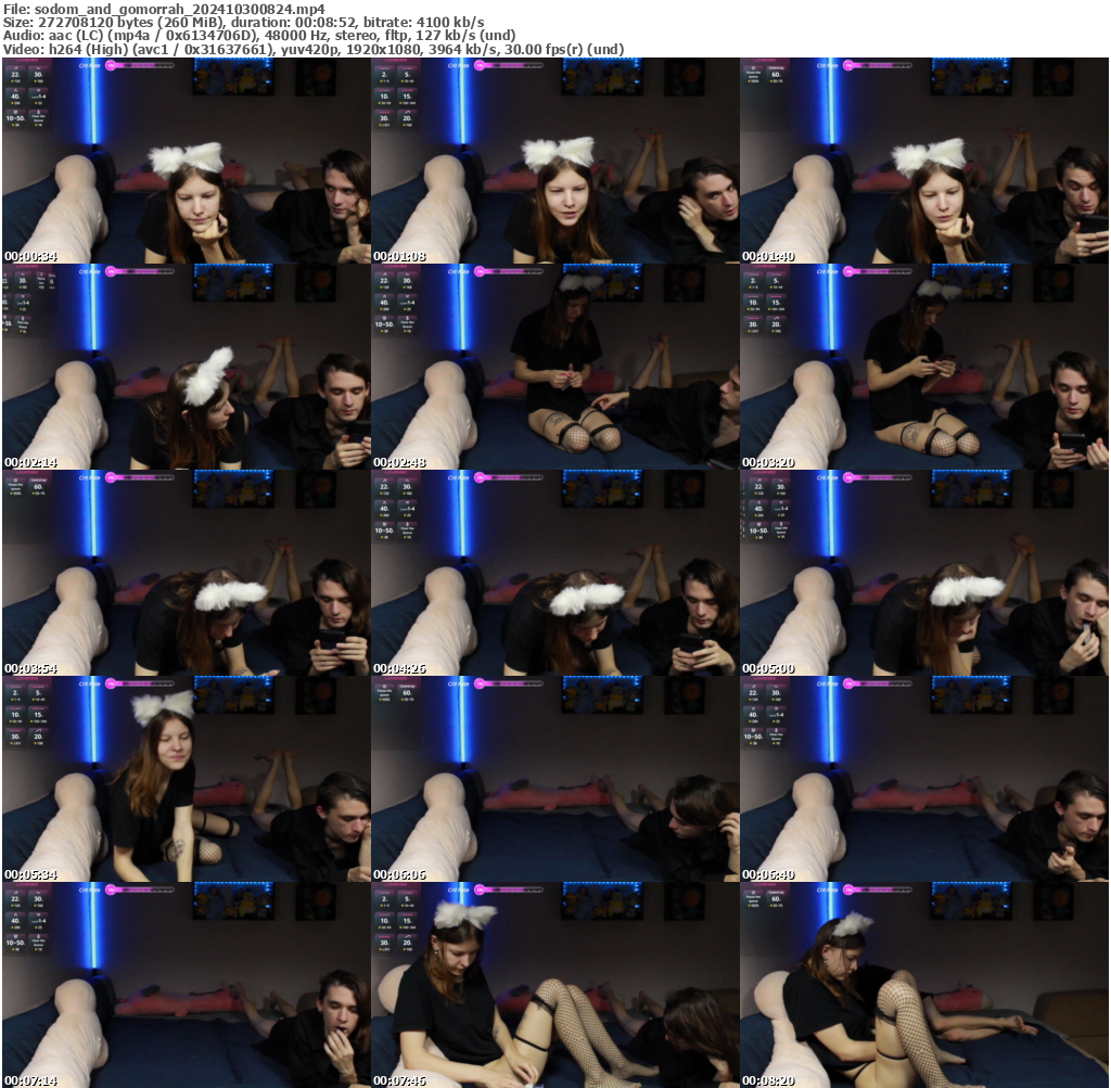 Preview thumb from sodom_and_gomorrah on 2024-10-30 @ bongacams