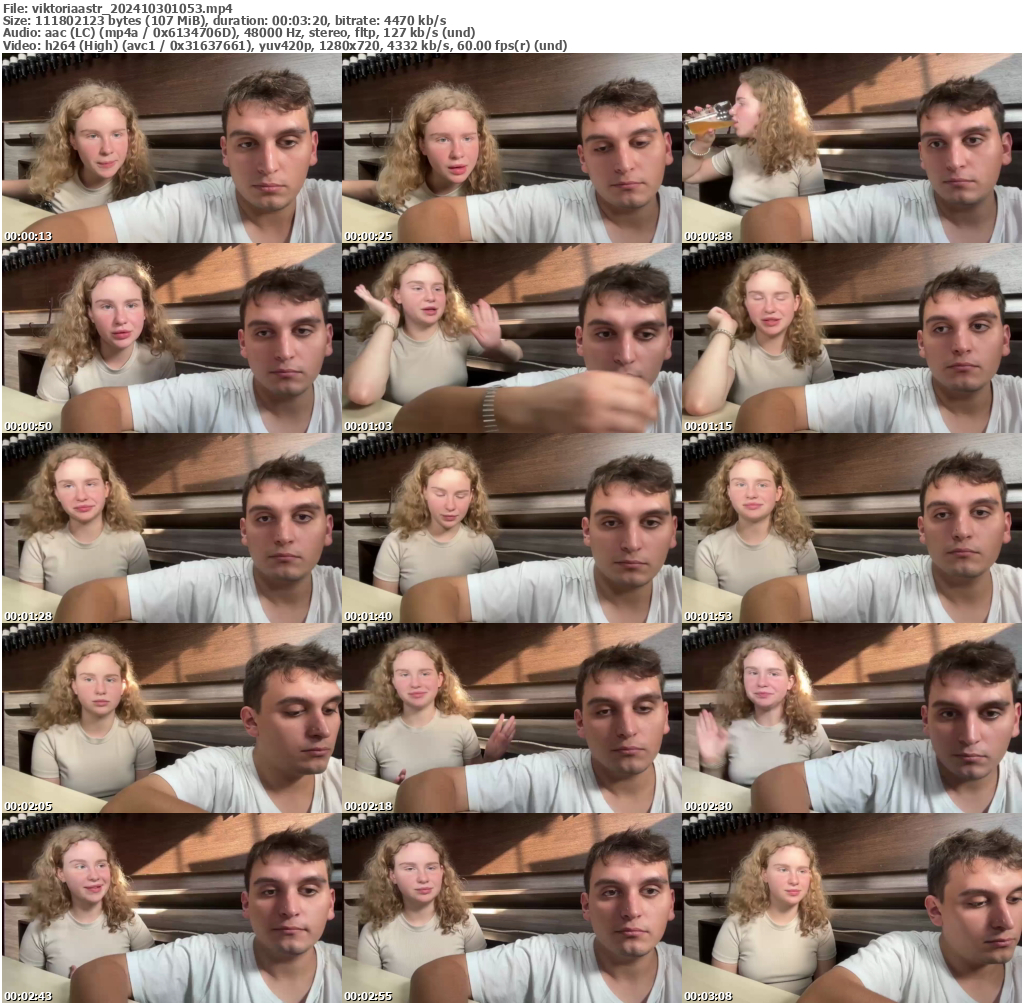 Preview thumb from viktoriaastr on 2024-10-30 @ bongacams