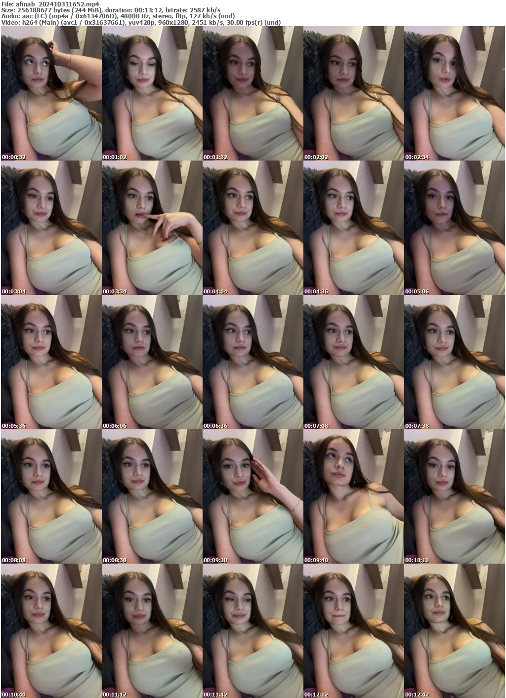 Preview thumb from afinab on 2024-10-31 @ bongacams