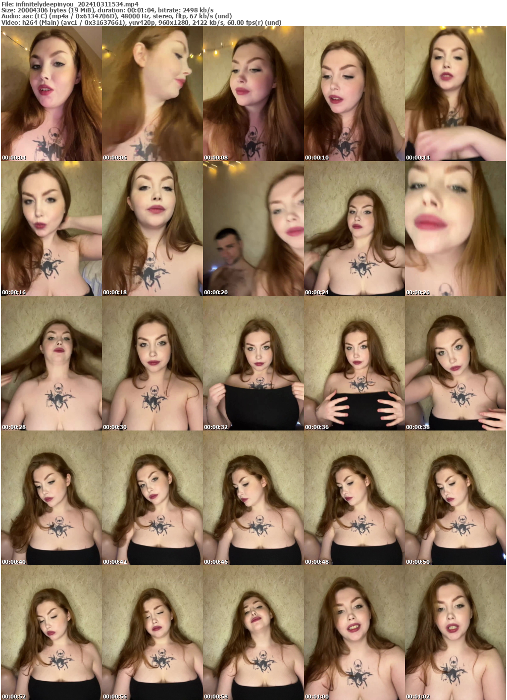 Preview thumb from infinitelydeepinyou on 2024-10-31 @ bongacams