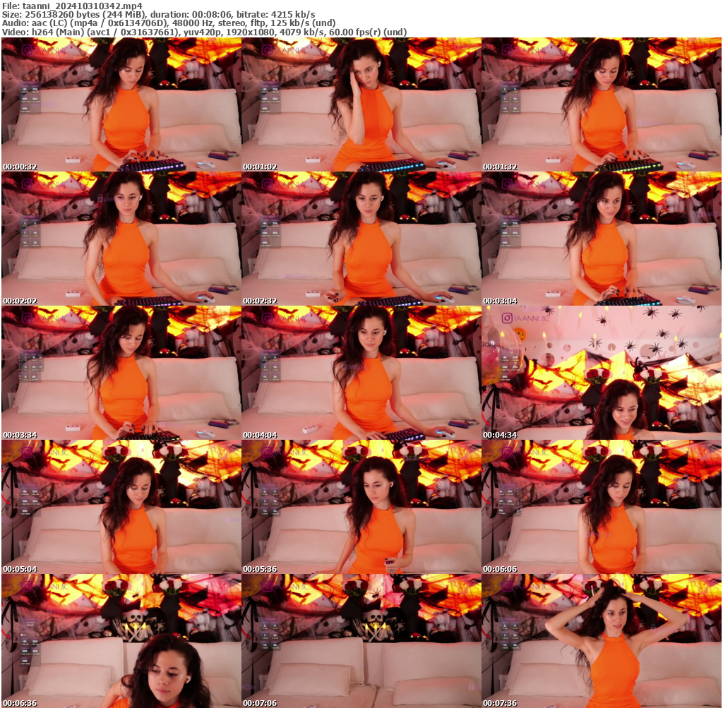 Preview thumb from taanni on 2024-10-31 @ bongacams