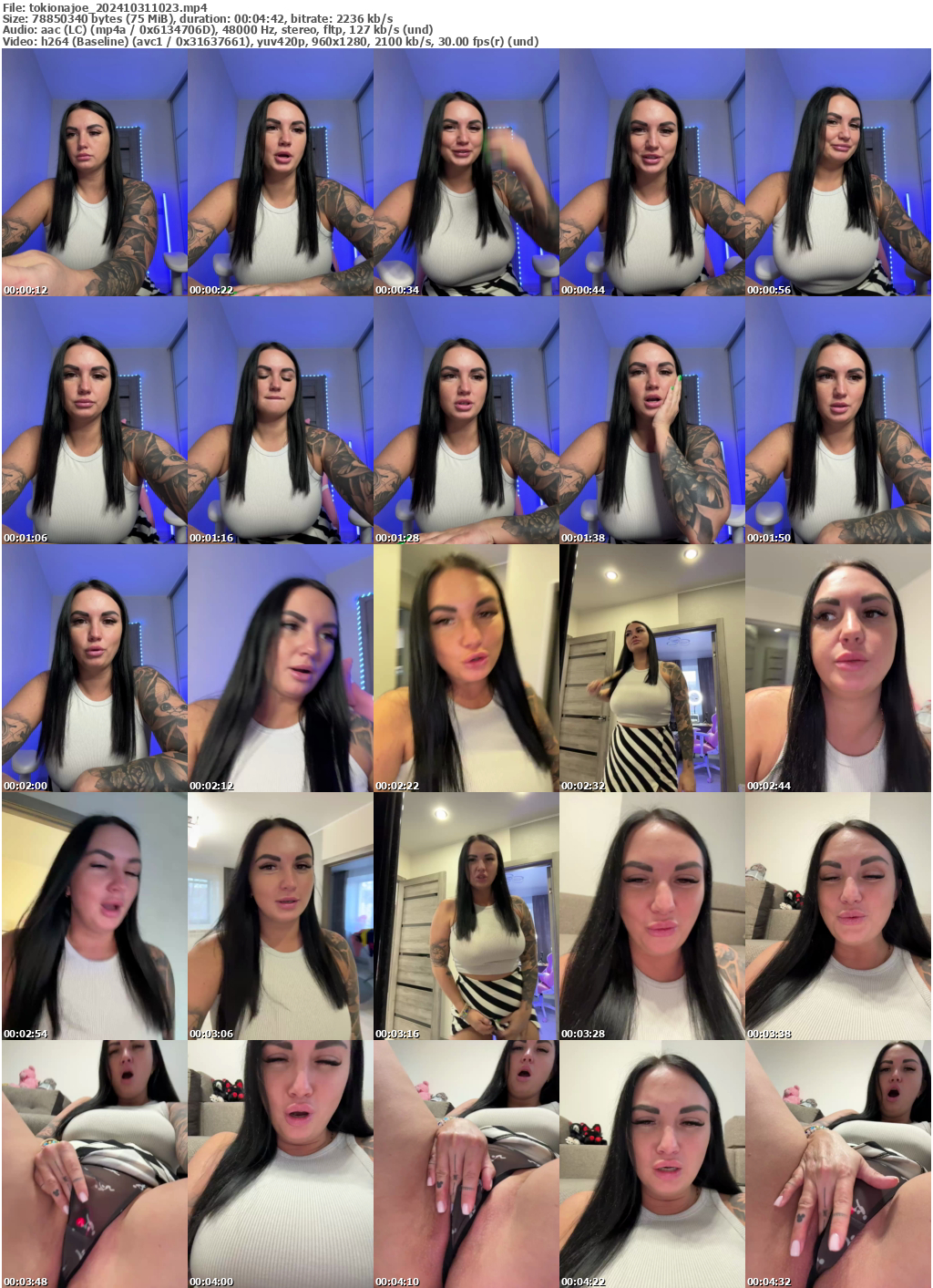 Preview thumb from tokionajoe on 2024-10-31 @ bongacams