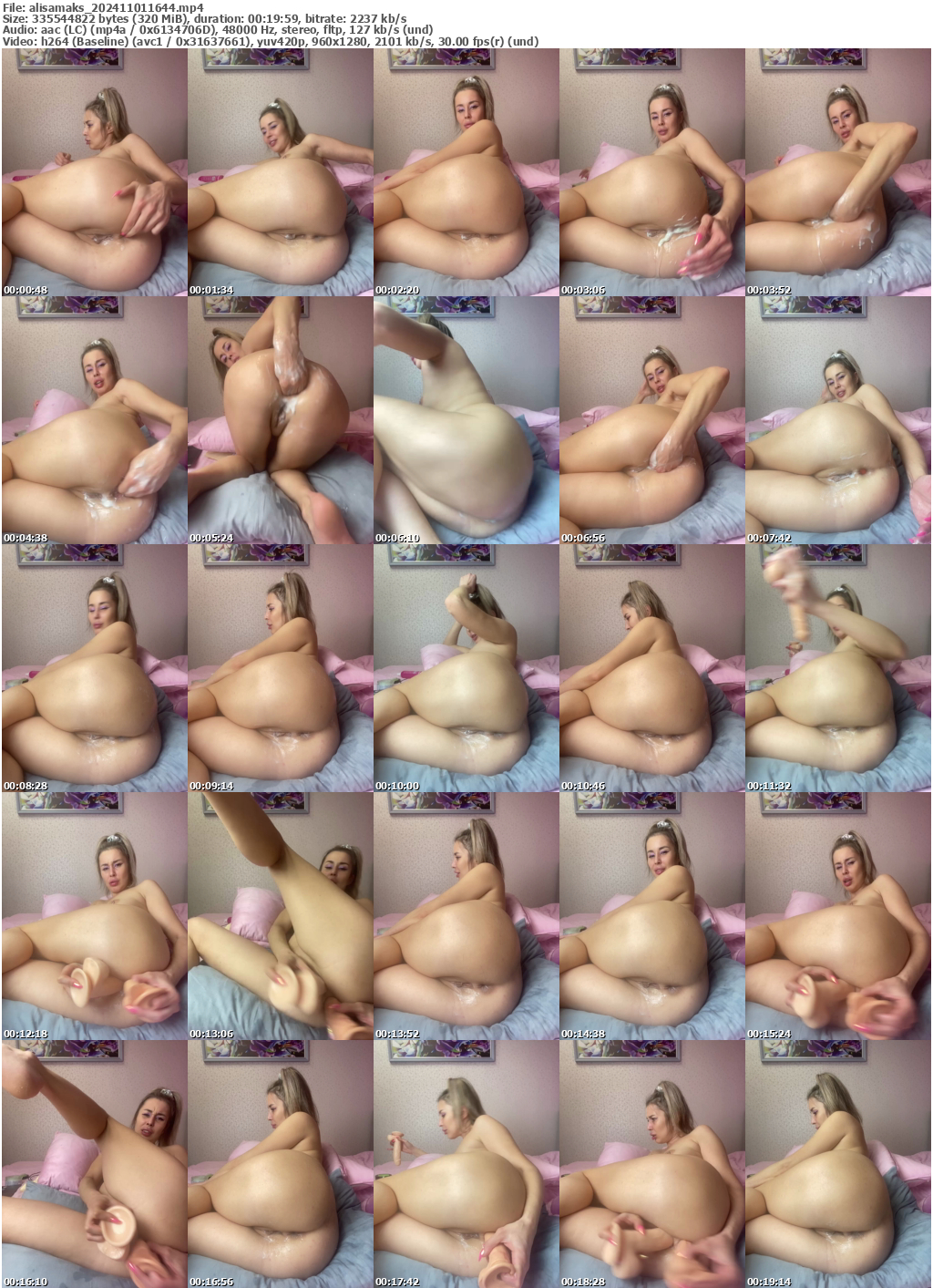 Preview thumb from alisamaks on 2024-11-01 @ bongacams