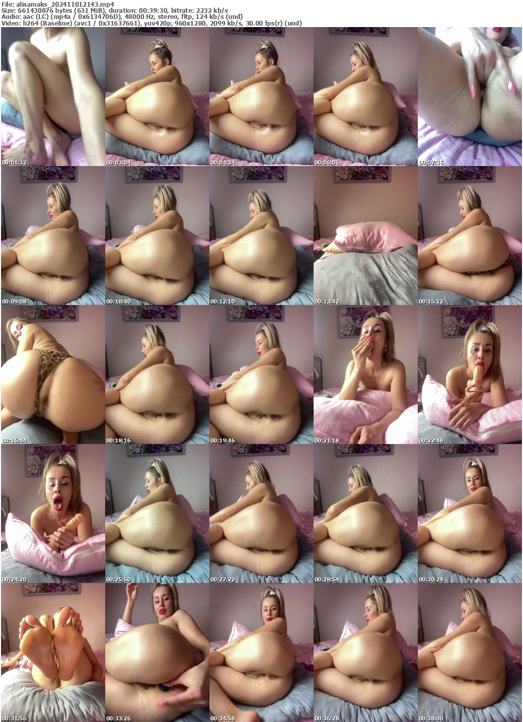 Preview thumb from alisamaks on 2024-11-01 @ bongacams