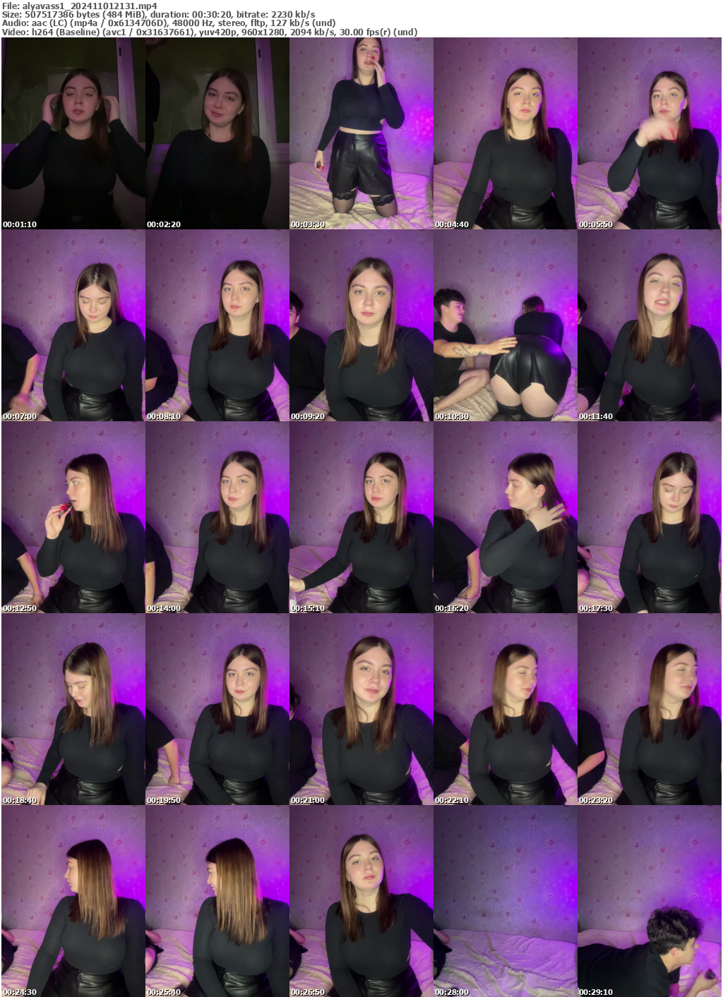 Preview thumb from alyavass1 on 2024-11-01 @ bongacams