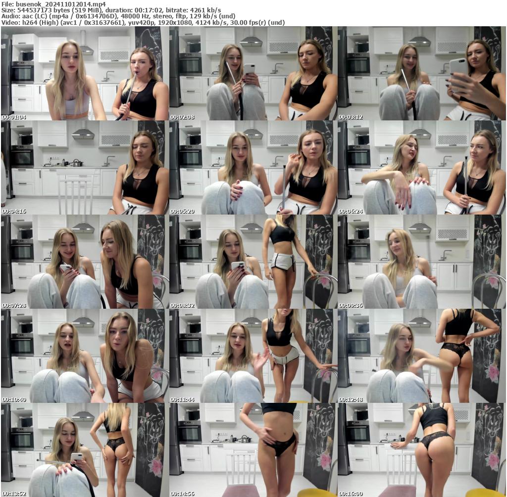 Preview thumb from busenok on 2024-11-01 @ bongacams