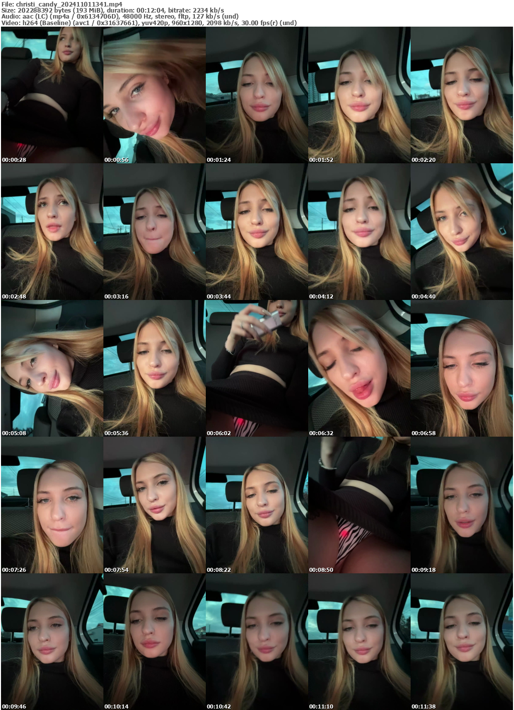 Preview thumb from christi_candy on 2024-11-01 @ bongacams