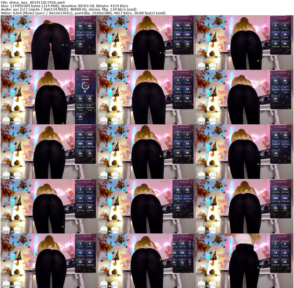 Preview thumb from elena_xxx on 2024-11-01 @ bongacams