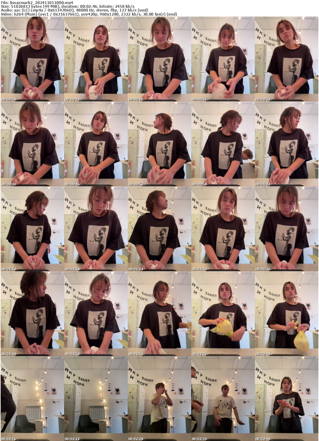 Preview thumb from lissazmark2 on 2024-11-01 @ bongacams