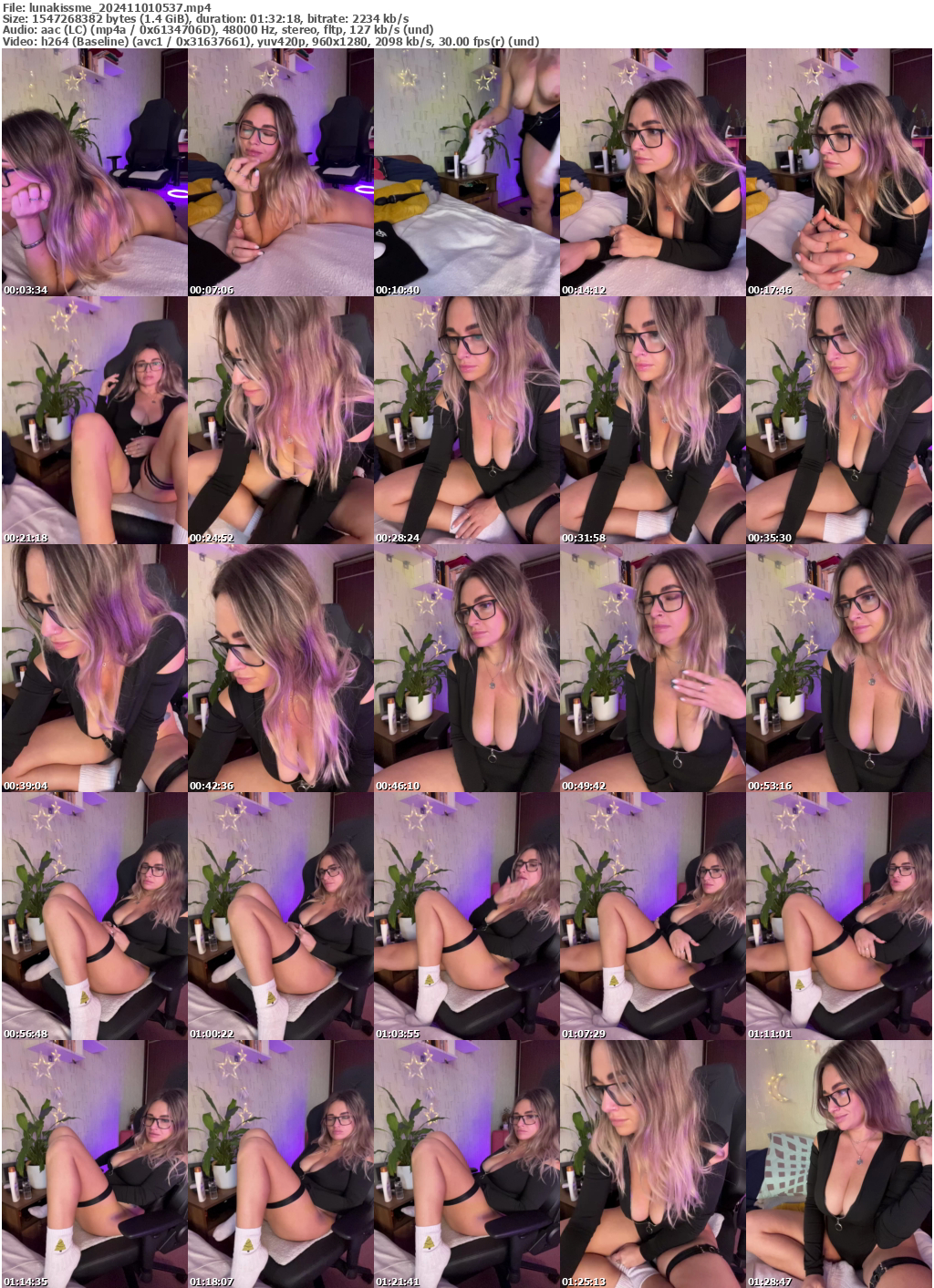 Preview thumb from lunakissme on 2024-11-01 @ bongacams