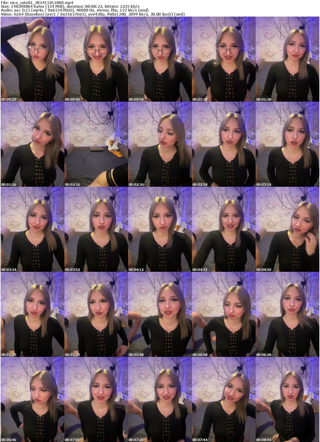 Preview thumb from nice_rats02 on 2024-11-01 @ bongacams