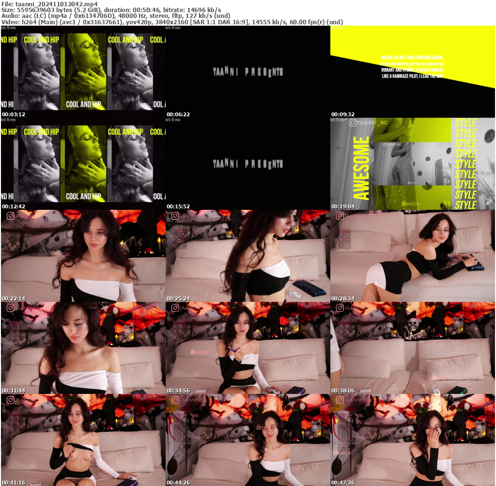 Preview thumb from taanni on 2024-11-01 @ bongacams