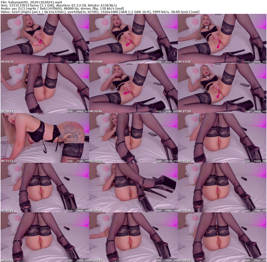 Preview thumb from babysquirttt on 2024-11-02 @ bongacams