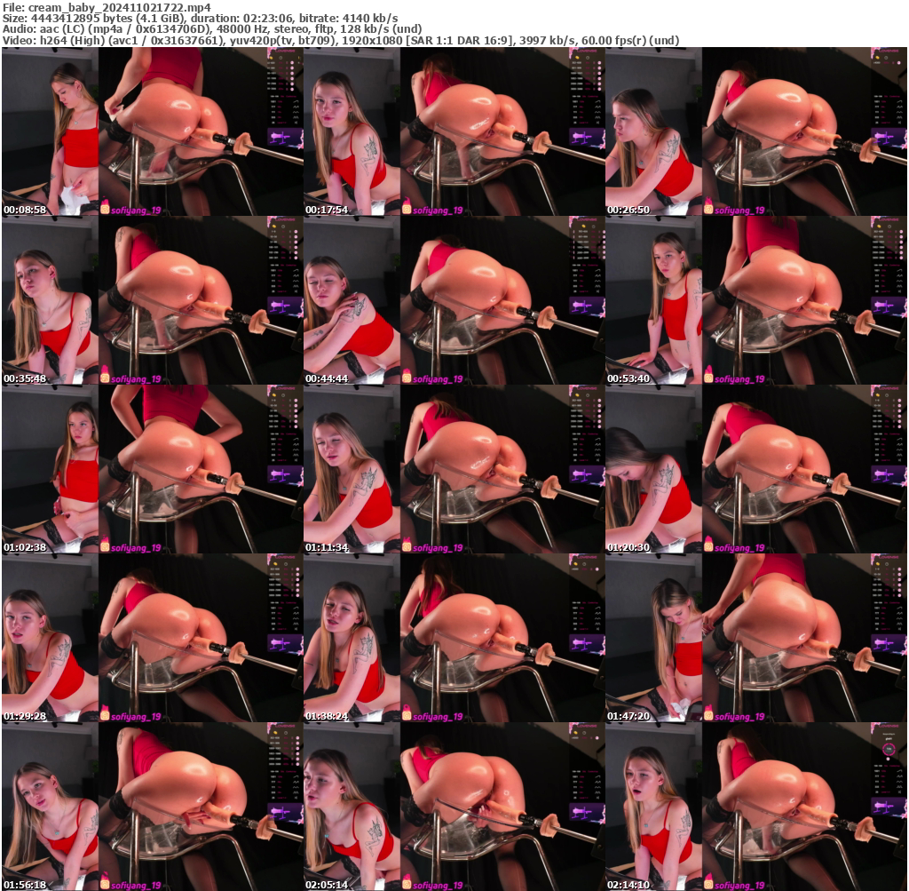 Preview thumb from cream_baby on 2024-11-02 @ bongacams