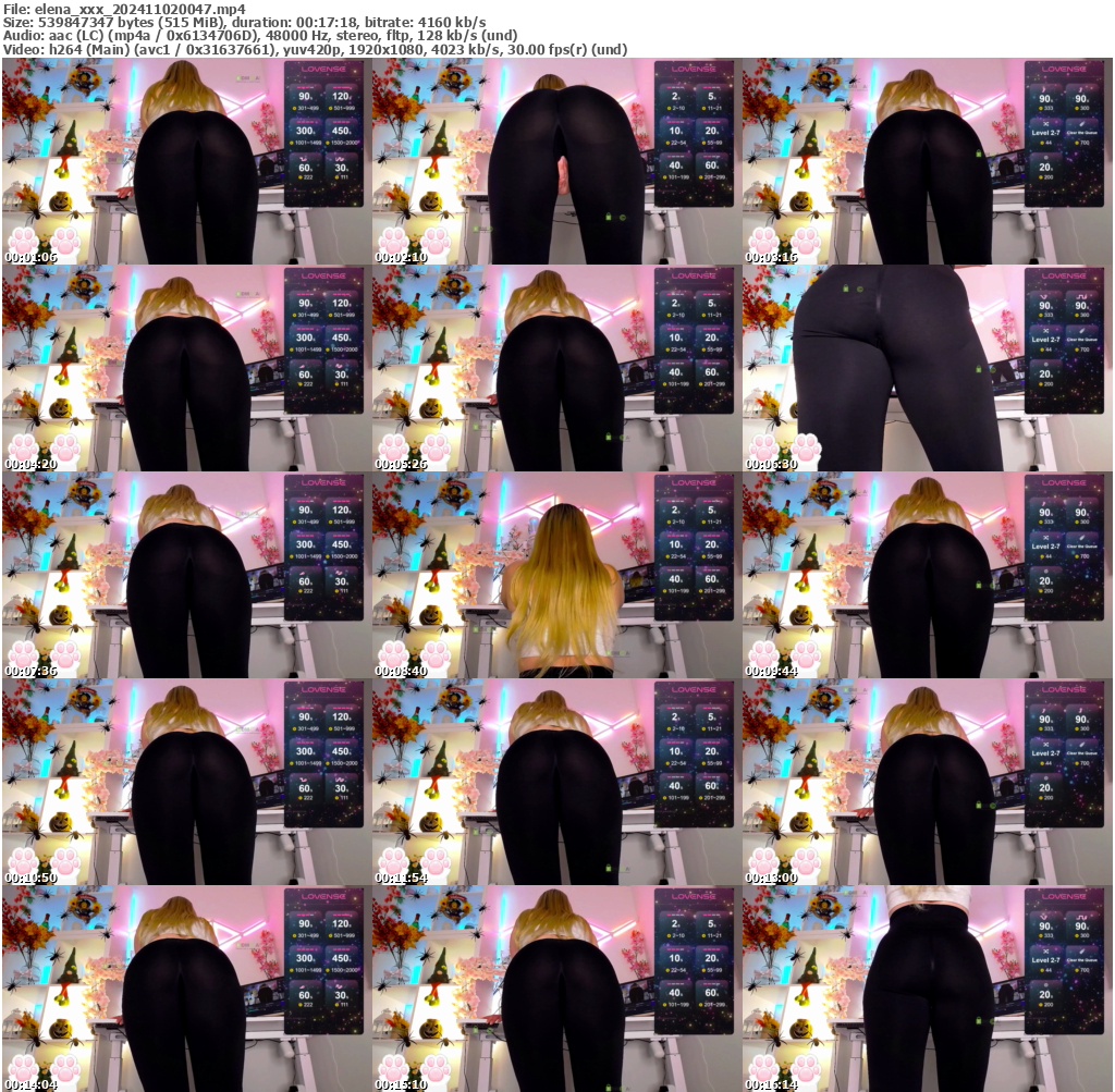 Preview thumb from elena_xxx on 2024-11-02 @ bongacams