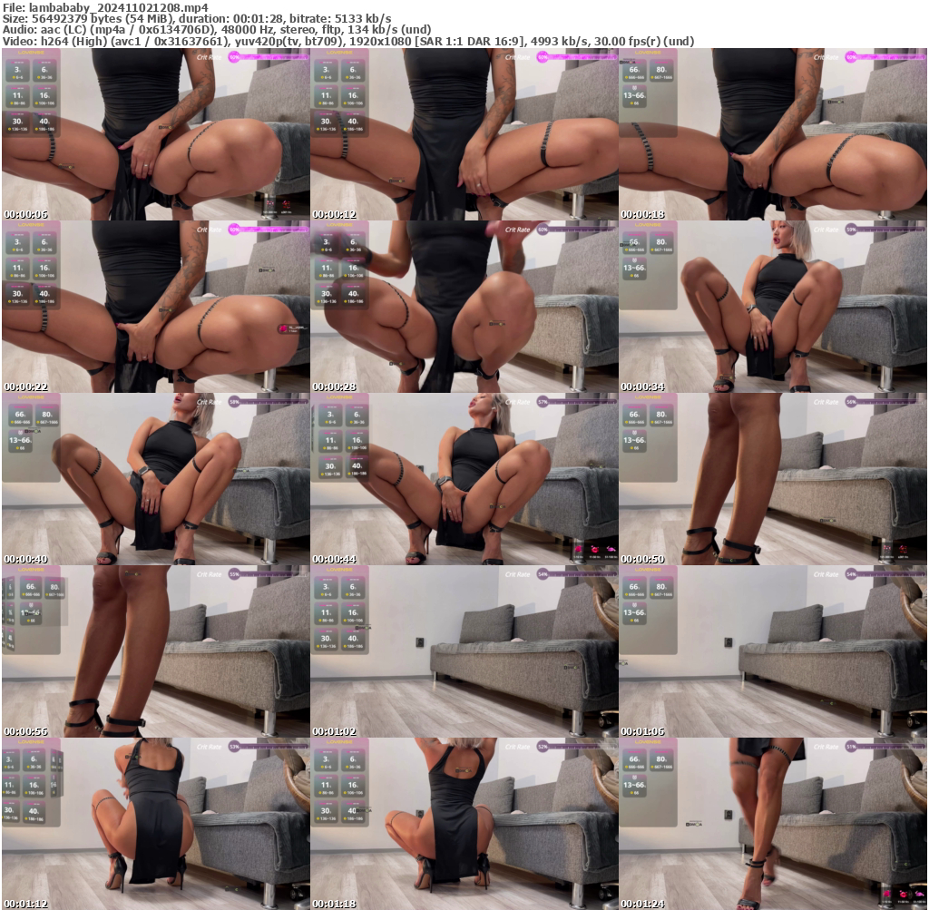 Preview thumb from lambababy on 2024-11-02 @ bongacams